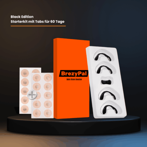 Verbesserte Atmung in Sekunden und hilft sofort gegen Schnarchen - Unser BrezyPal Starterkit